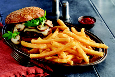 Burger and Fries 