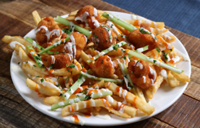 Loaded Fries on Plate