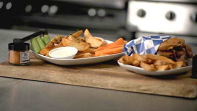 Bleu Cheese Buffalo Seasoned Potatoes