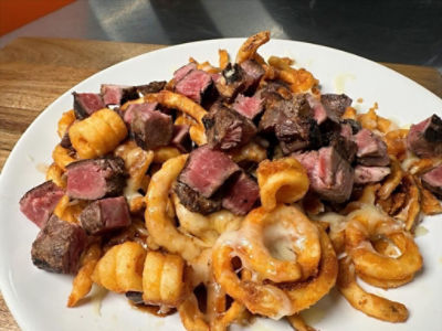 Grilled Bison Disco Fries 