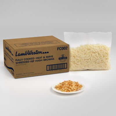 Lamb Weston® Fully Cooked - Heat & Serve Shredded IQF Potatoes