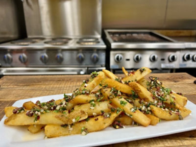 Mediterranean Tossed Fries 