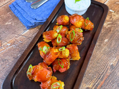 Bacon Wrapped Puffs