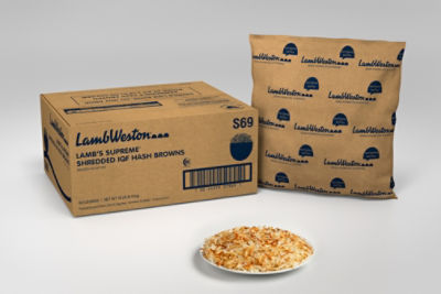 Lamb Weston® Fully Cooked - Heat & Serve Shredded IQF Potatoes