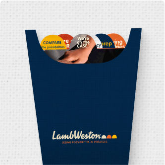 Try our interactive tool graphic white burlap