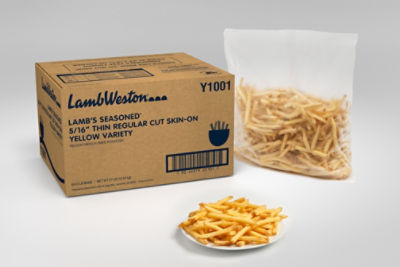 Frozen fries, 5/16 thin regular cut french fries