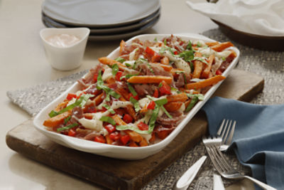 BLT Sweet Potato Fries Salad