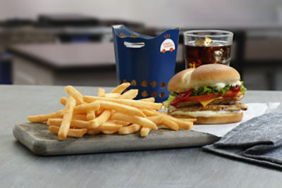 Burger and Fries 