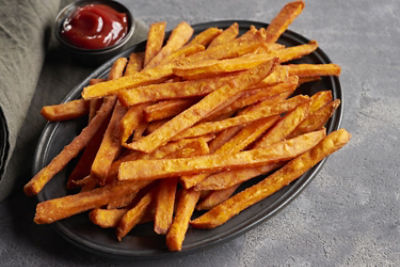 Sweet Potato Fries on a Plate