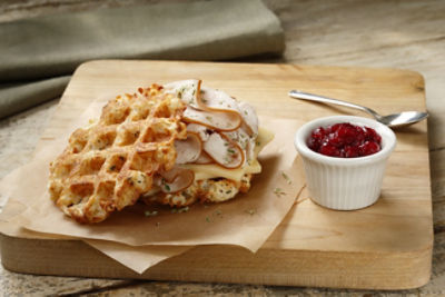 Waffle Hash Browns Sandwich 