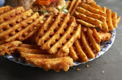 Plate of Criss Cut Fries